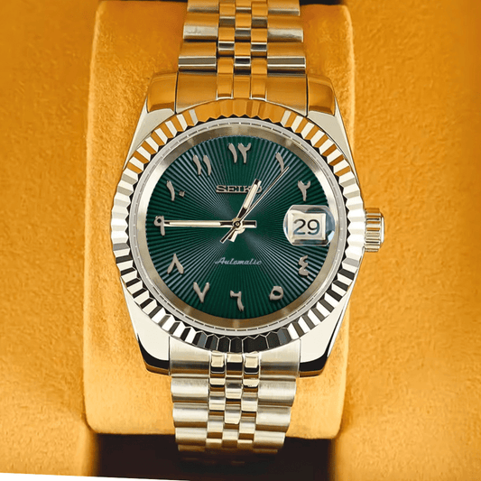 Seiko Mod Datejust Arab Green - ModGods