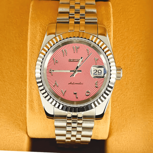 Seiko Mod Datejust Arab Pink - ModGods