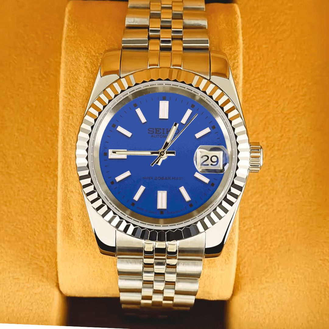 Seiko Mod Datejust Blue - ModGods