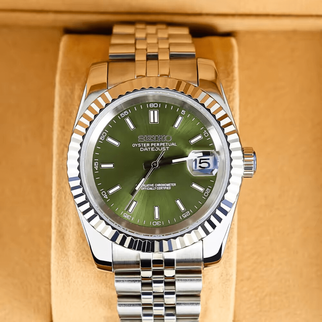 Seiko Mod DateJust Green - ModGods