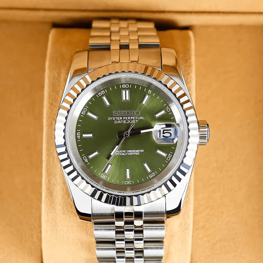 Seiko Mod DateJust Green - ModGods