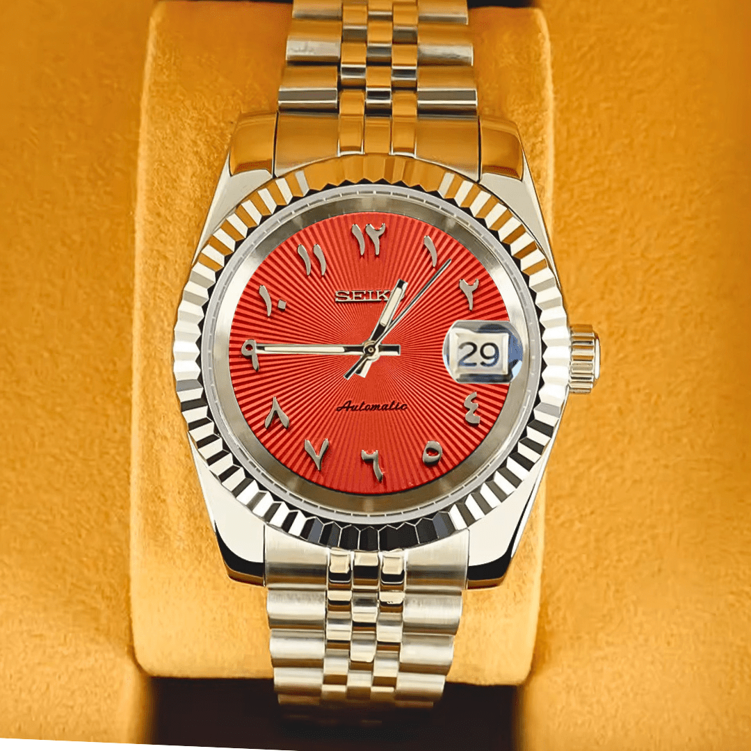 Seiko Mod Datejust Red - ModGods
