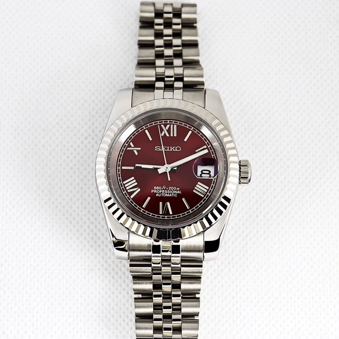 Seiko Mod Datejust Red - ModGods