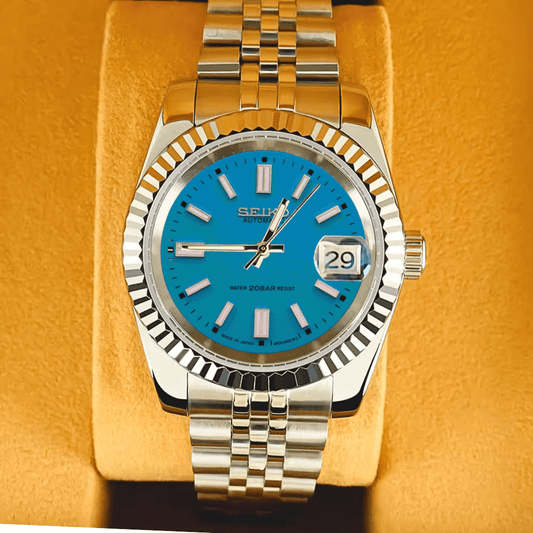 Seiko Mod Datejust Turquoise - ModGods