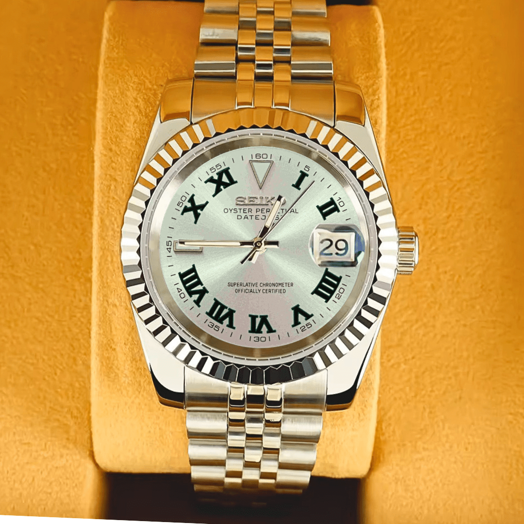 Seiko Mod Datejust Wimbledon White - ModGods