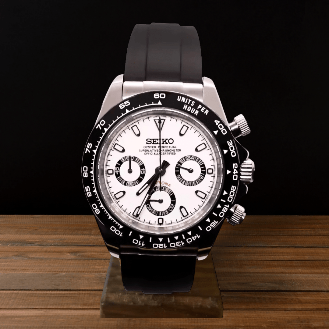 Seiko Mod Daytona Panda Oyster Flex - ModGods