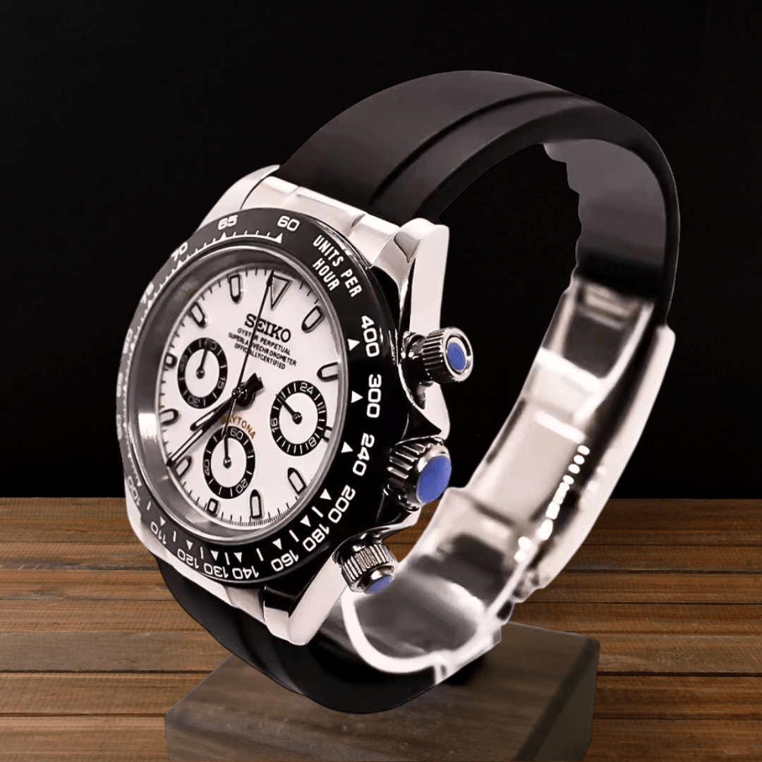 Seiko Mod Daytona Panda Oyster Flex - ModGods