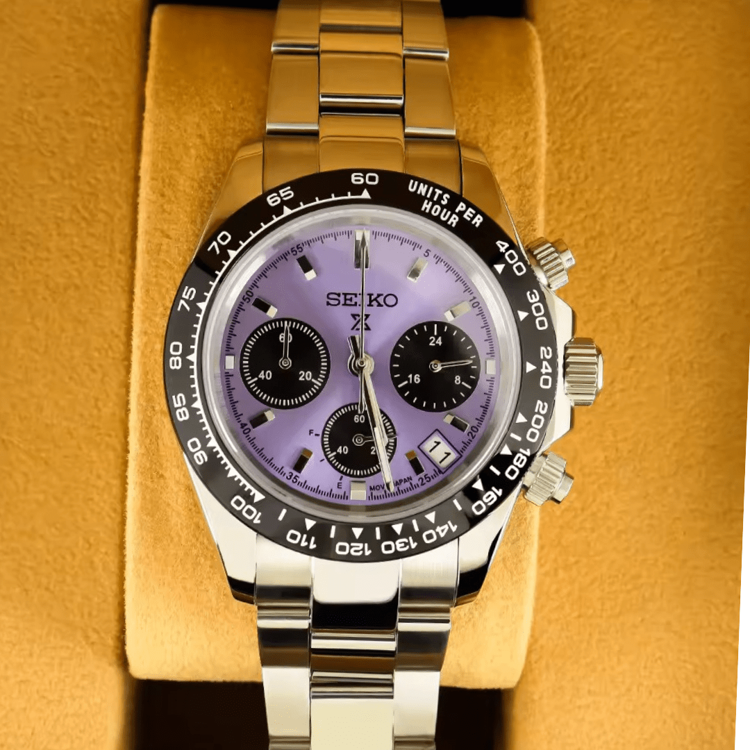 Seiko Mod Daytona Purple - ModGods