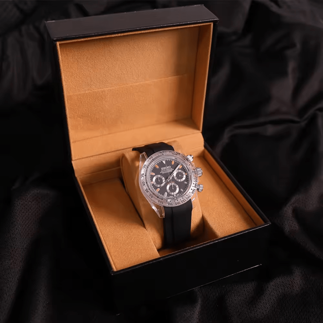 Seiko Mod Daytona Transparent Rainbow - ModGods