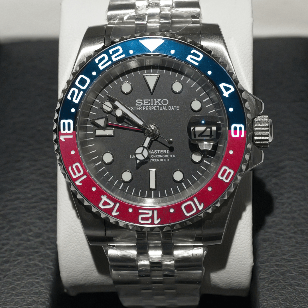 Seiko Mod GMT Pepsi - ModGods