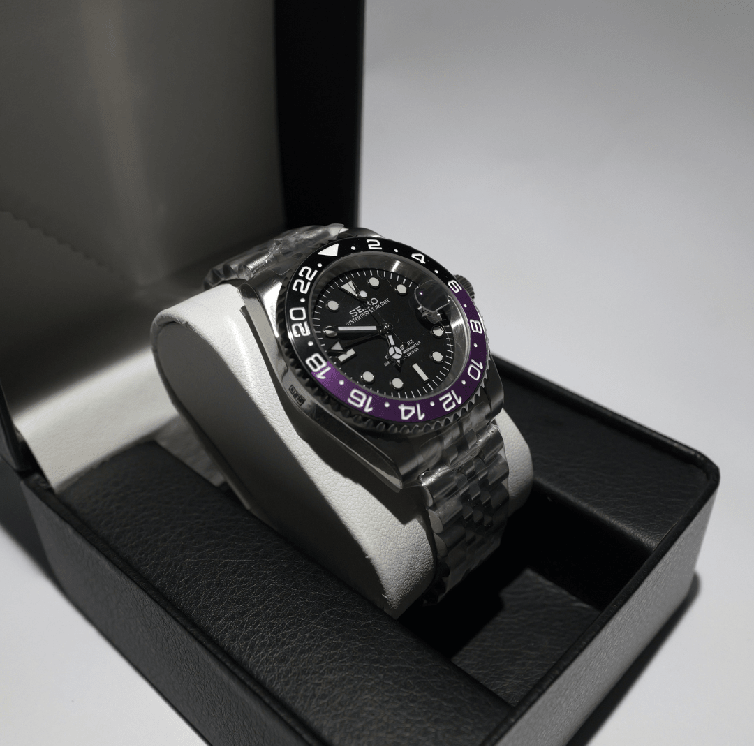 Seiko Mod GMT Purple - ModGods