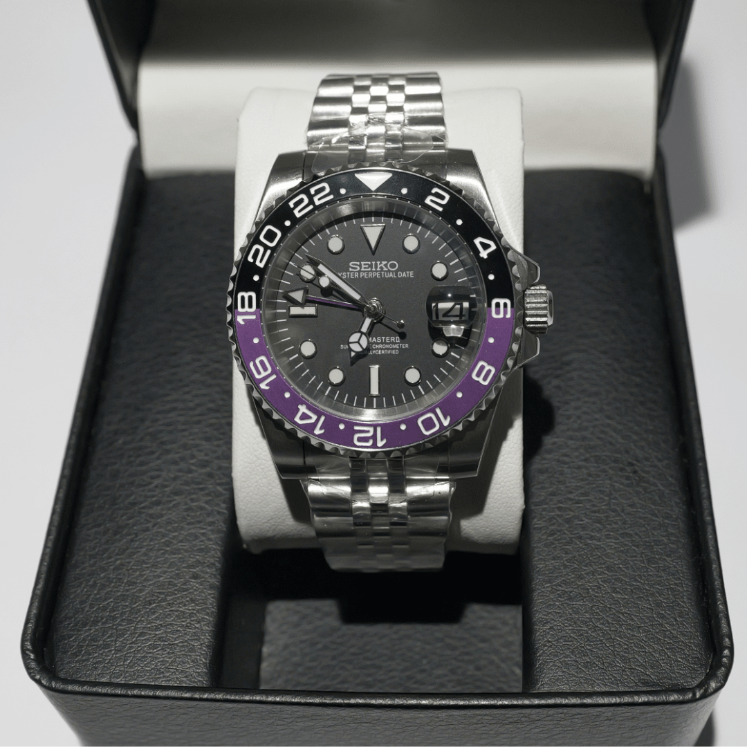 Seiko Mod GMT Purple - ModGods