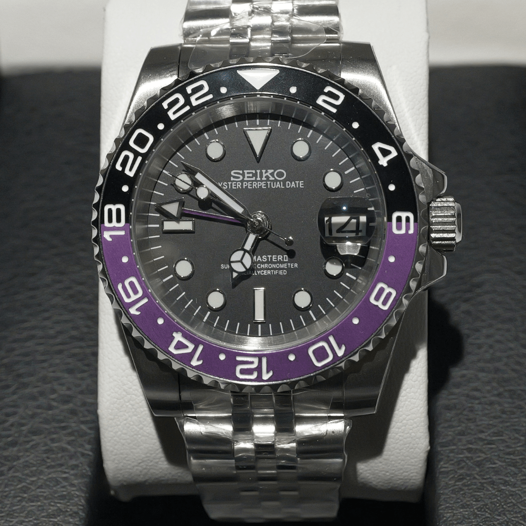 Seiko Mod GMT Purple - ModGods
