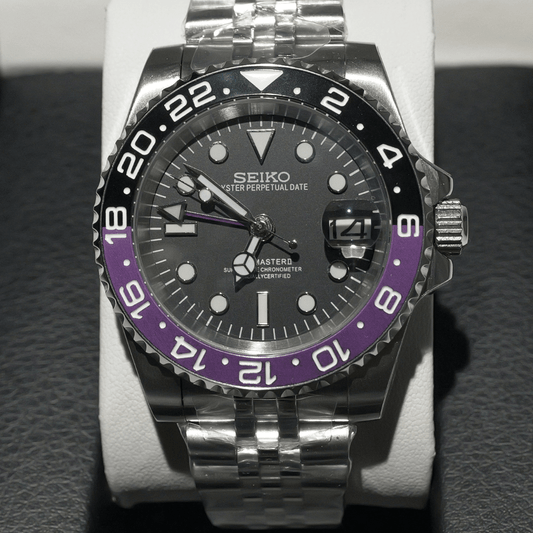 Seiko Mod GMT Purple - ModGods