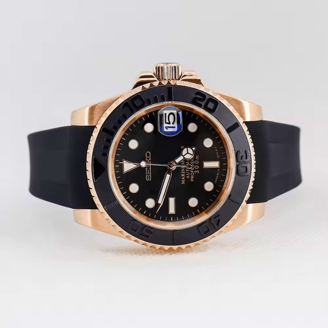 Seiko Mod Submariner Gold Flex - ModGods